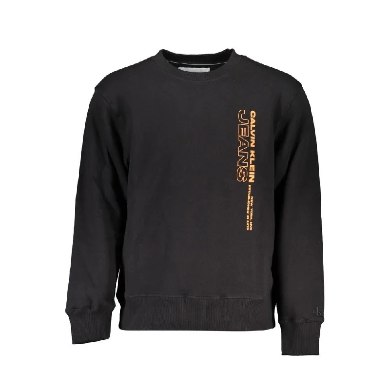 Men's Sweaters with Three-Quarter SleevesCalvin Klein Sleek Cotton-Blend Crew Neck Men's Sweater Men's Sweaters with Three-Quarter SleevesCalvin Klein Sleek Cotton-Blend Crew Neck Men's Sweater