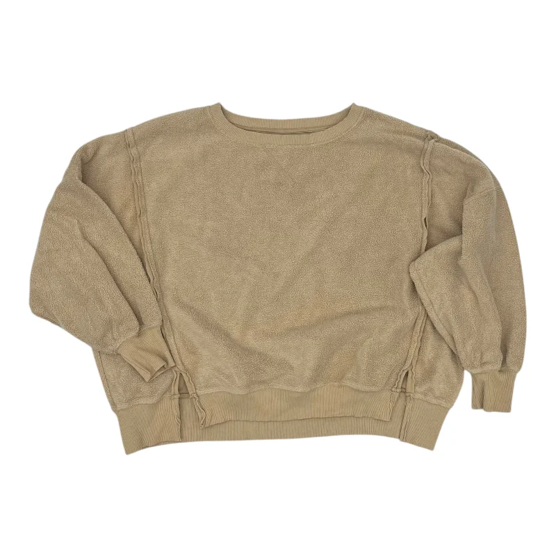 Men's Hoodies with Security PocketsSweatshirt Crewneck By American Eagle In Tan, Size:S Men's Hoodies with Security PocketsSweatshirt Crewneck By American Eagle In Tan, Size:S