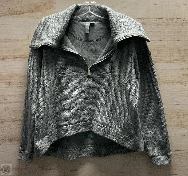 Durable Men's Canvas HoodiesAthletic Sweatshirt Collar By Sweaty Betty In Grey, Size: S Durable Men's Canvas HoodiesAthletic Sweatshirt Collar By Sweaty Betty In Grey, Size: S