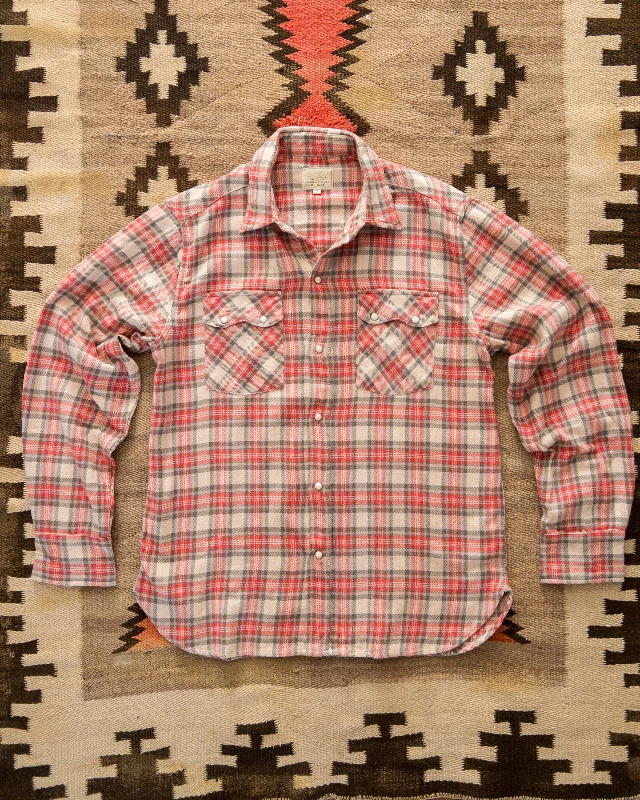 Men's Bamboo Fiber Shirts for Softness and BreathabilityWashed Flannel Pearlsnap Shirt - Cherry Blossom Men's Bamboo Fiber Shirts for Softness and BreathabilityWashed Flannel Pearlsnap Shirt - Cherry Blossom
