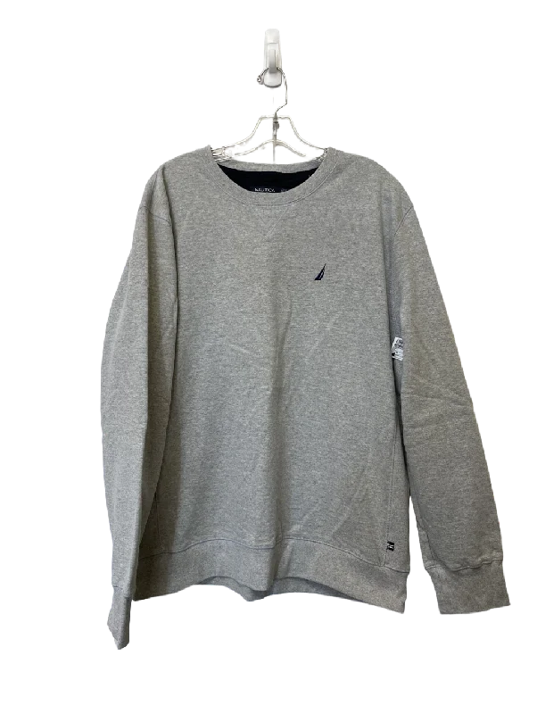 Men's Hoodies for Big and TallSweatshirt Crewneck By Nautica  Size: Xl