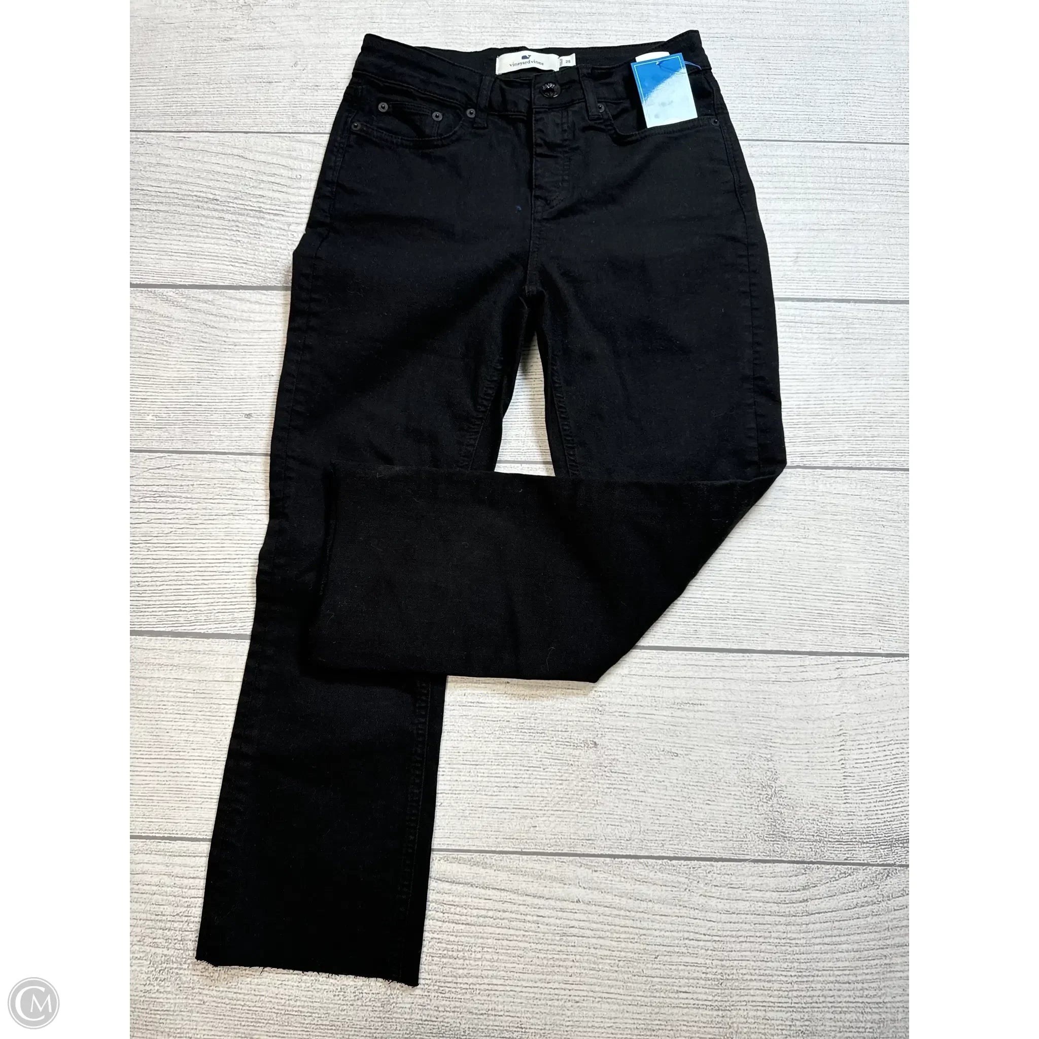 High-Waisted Bootcut Men's JeansJeans Straight By Vineyard Vines In Black, Size: 0