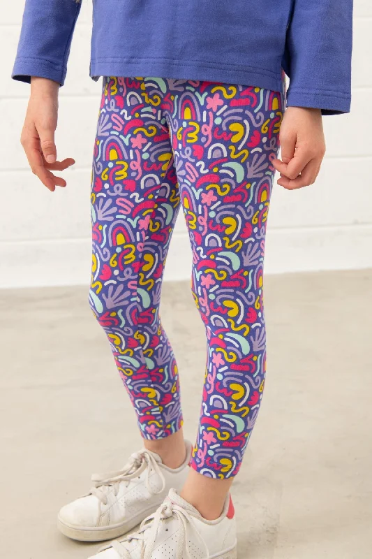 Men's Pants with Flap PocketsMollie Leggings - Abstract Print