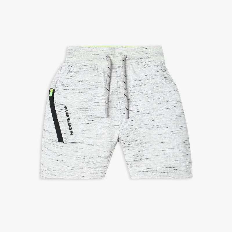 Men's Pants with Contrast Fabric PanelsBoy's Regular Fit Solid Mid Rise Shorts