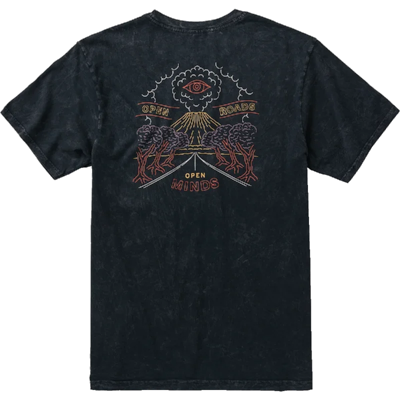 Men's Shirts with Asymmetrical HemlinesOpen Roads Tee
