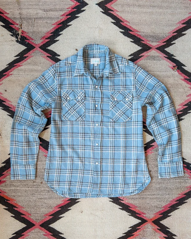 Comfortable Men's Flannel ShirtsWashed Flannel Pearlsnap Shirt - Rogue River
