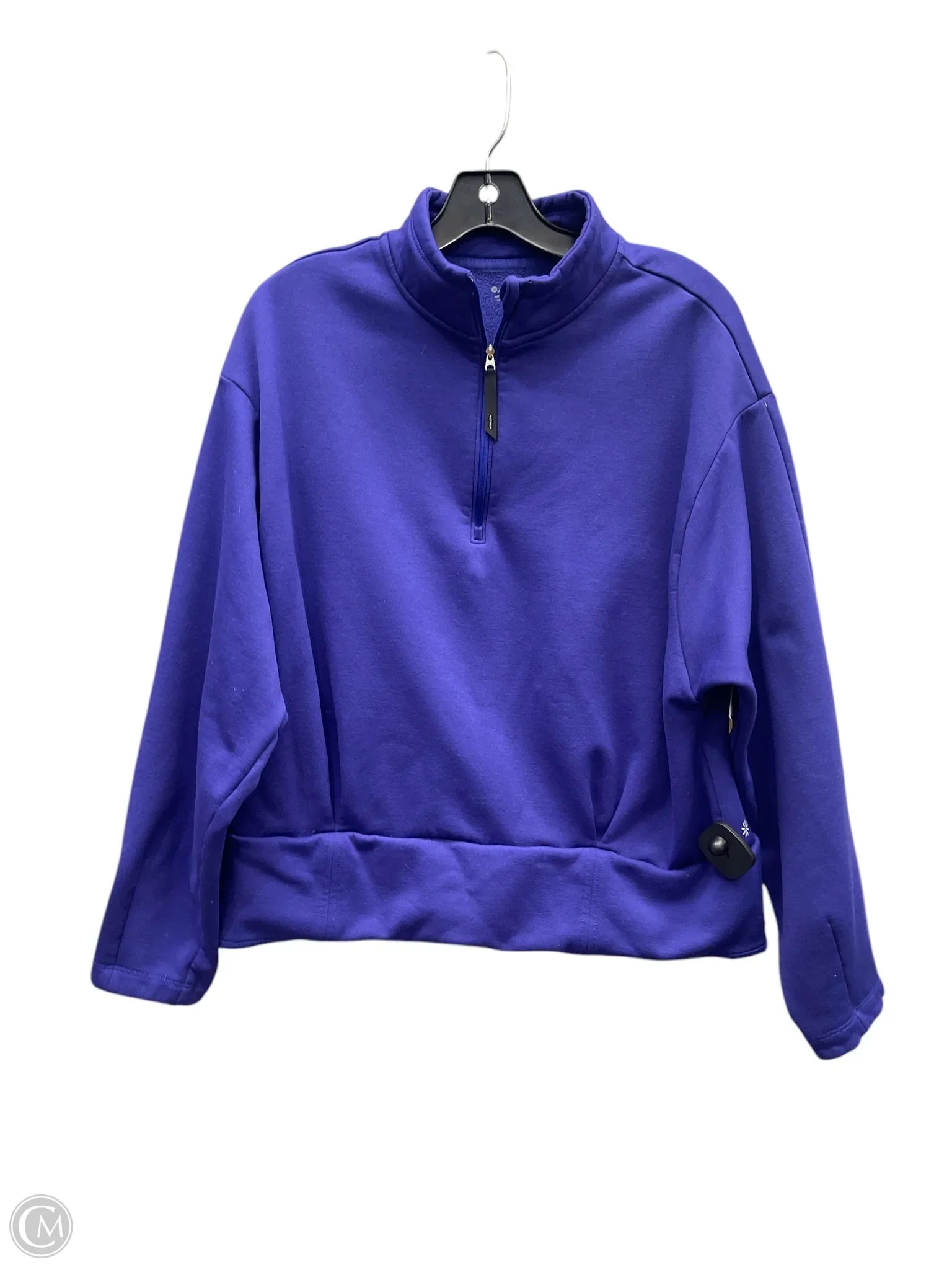 Men's Hoodies with Adjustable HoodsSweatshirt Collar By Athleta In Purple, Size: Xl