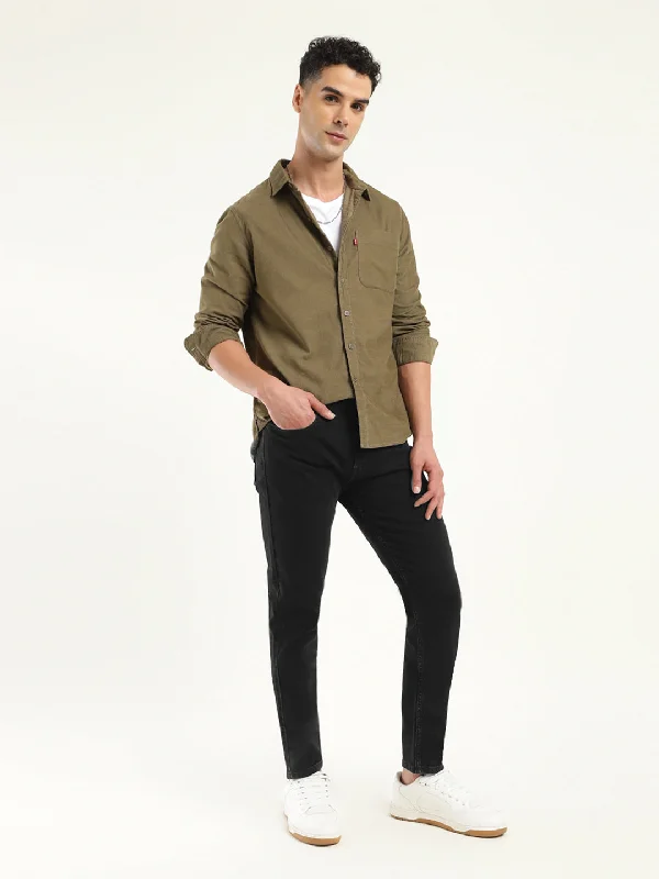 High-Quality Men's JeansMen's 512 Black Slim Tapered Fit Jeans