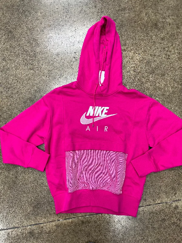 Men's Hoodies with Extra-Long SleevesAthletic Sweatshirt Hoodie By Nike In Pink, Size:Xs Men's Hoodies with Extra-Long SleevesAthletic Sweatshirt Hoodie By Nike In Pink, Size:Xs
