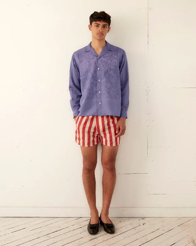 Men's Striped Long-Sleeve Shirts for a Maritime FeelOne-of-a-Kind Damask Long Sleeve Shirt
