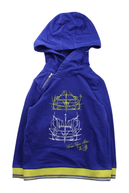 Men's Sweaters with Button-Down PlacketsFerrari Car Design Hooded Sweatshirt 6T