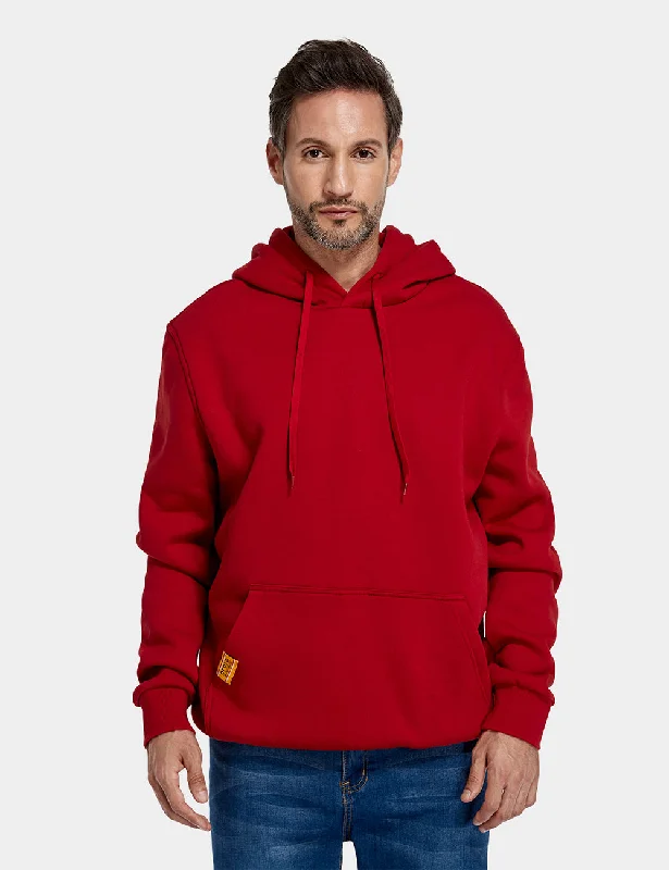 Essential Men's Sports HoodiesUnisex Heated Pullover Hoodie with Core Heating