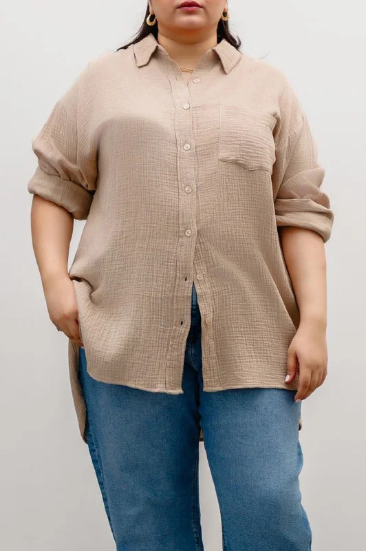 Men's Tailored Shirts for a Sharp AppearanceCURVE MUSLIN SHIRT