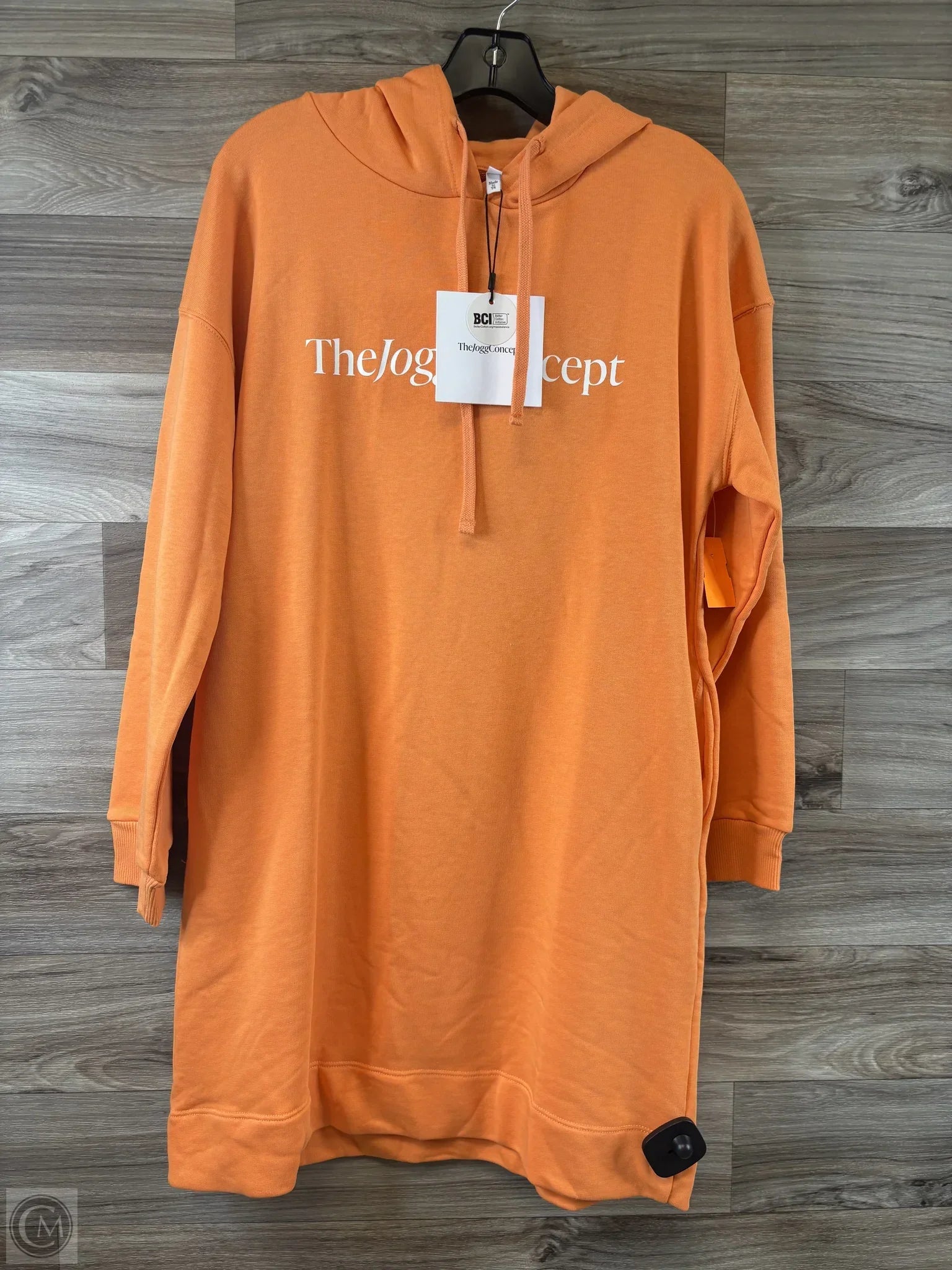 Men's Hoodies for SpringSweatshirt Hoodie By Clothes Mentor In Orange, Size: S