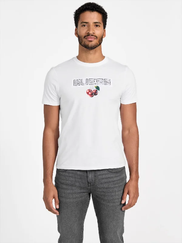 Men's Shirts with Hidden PocketsEco Cherry Logo Tee