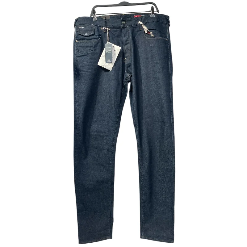 Men's Jeans with a Distressed LookG-STAR RAW/Pants/33/Denim/IDG/Button Fly/SELVEDGE