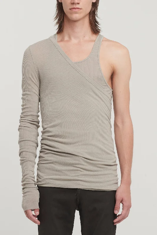 Rick Owens Ziggy Banana Tank in Pearl