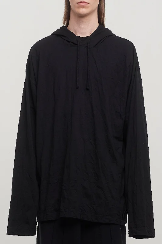 Vetements Blackout Wrinkled Thin Hoodie