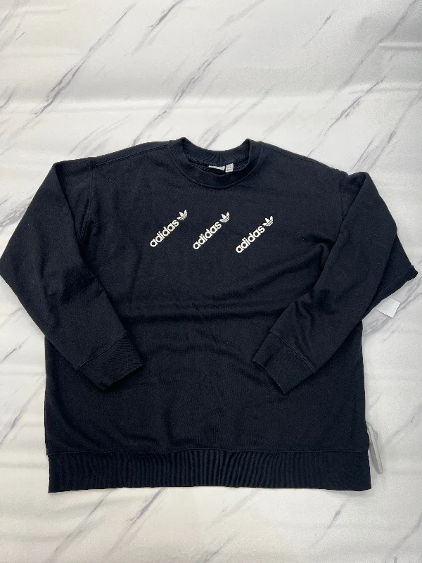 Men's Hoodies with Vintage StyleAthletic Sweatshirt Crewneck By Adidas In Black, Size: 2x Men's Hoodies with Vintage StyleAthletic Sweatshirt Crewneck By Adidas In Black, Size: 2x