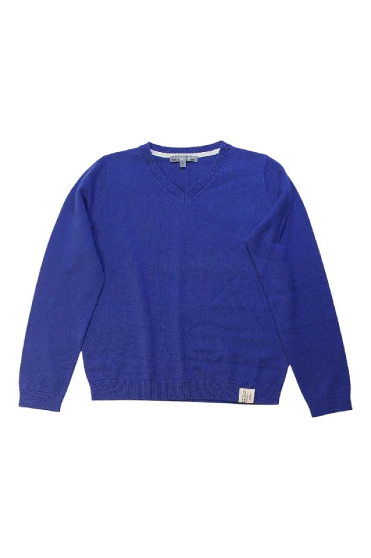 Men's Sweaters with Raglan SleevesBonpoint V-Neck Knit Sweater - Size 8Y