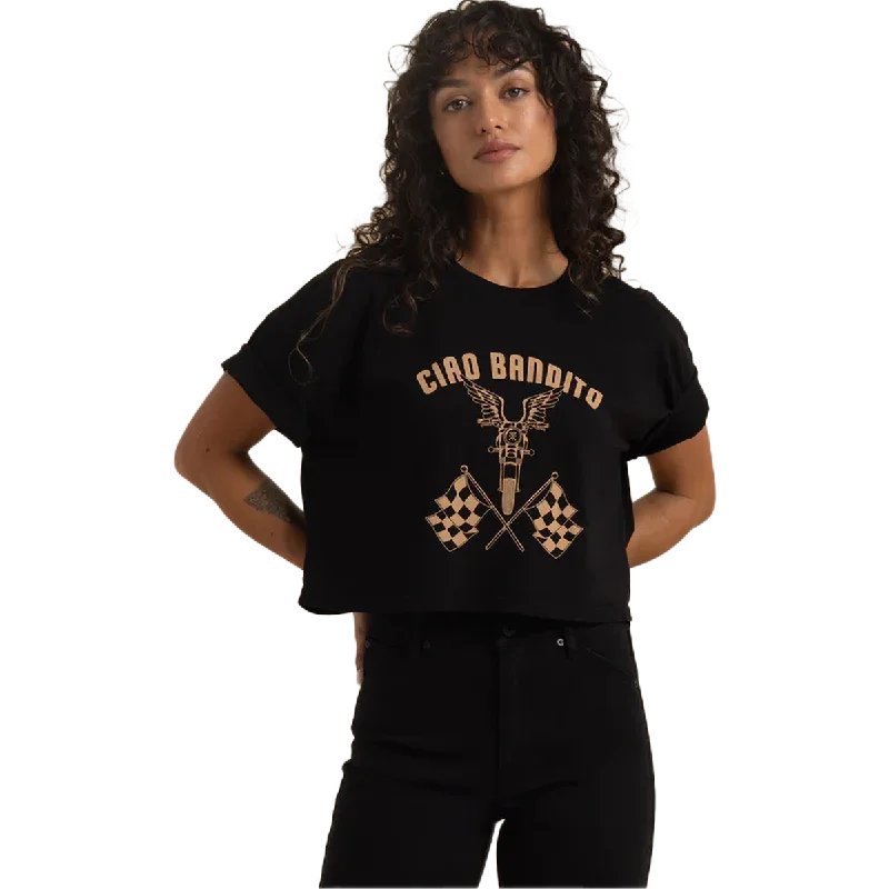 Men's Shirts with Zippered PocketsWomen's Ciao Cropped Boxy Tee