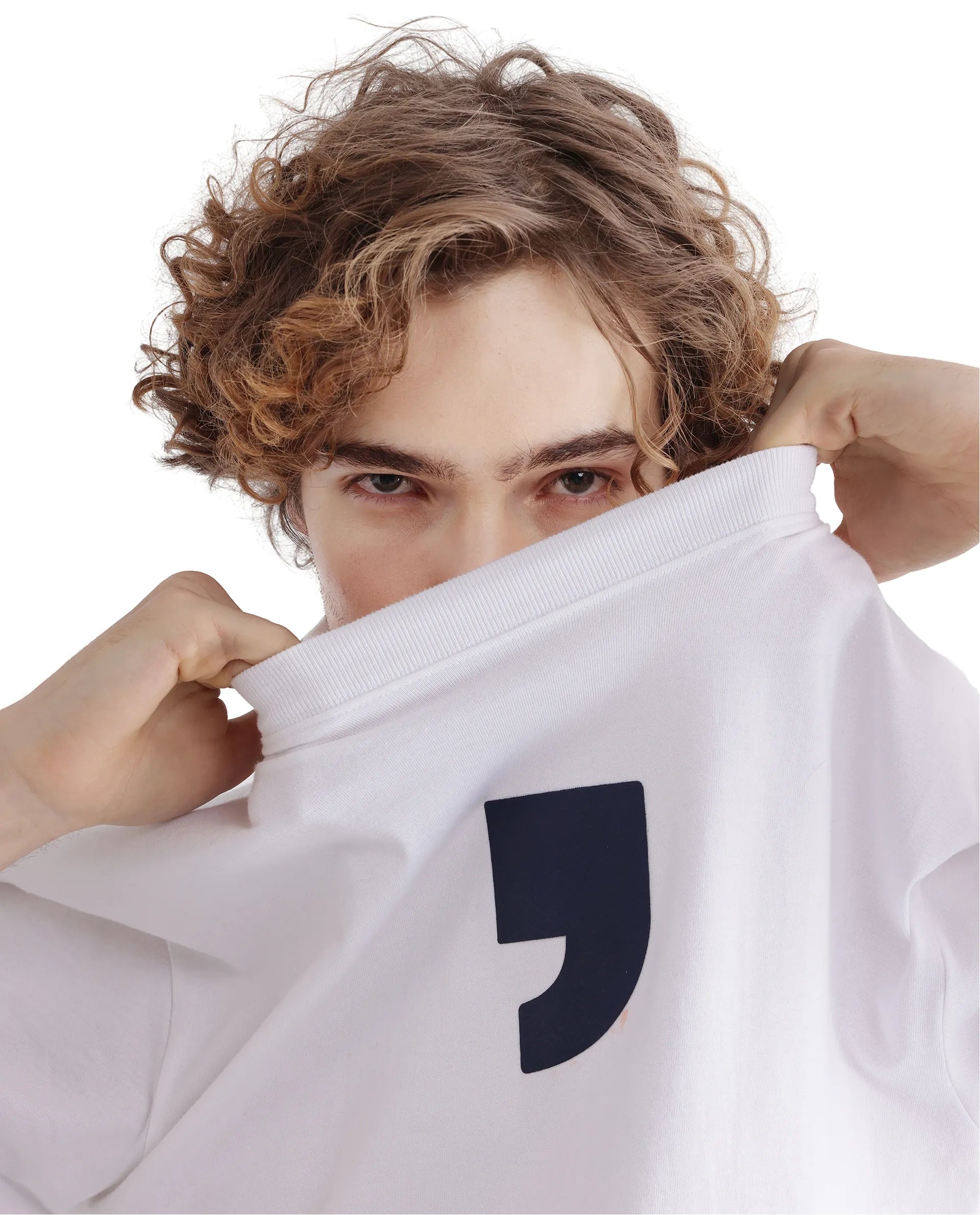 Men's Shirts with Patch PocketsRare Rabbit Men's Rare'z White Short Sleeve Crew Neck Oversized Fit T-Shirt Men's Shirts with Patch PocketsRare Rabbit Men's Rare'z White Short Sleeve Crew Neck Oversized Fit T-Shirt
