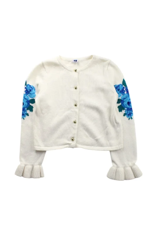 Men's Sweaters with Drawstring WaistbandsJanie & Jack Floral Embroidered Cardigan 6T