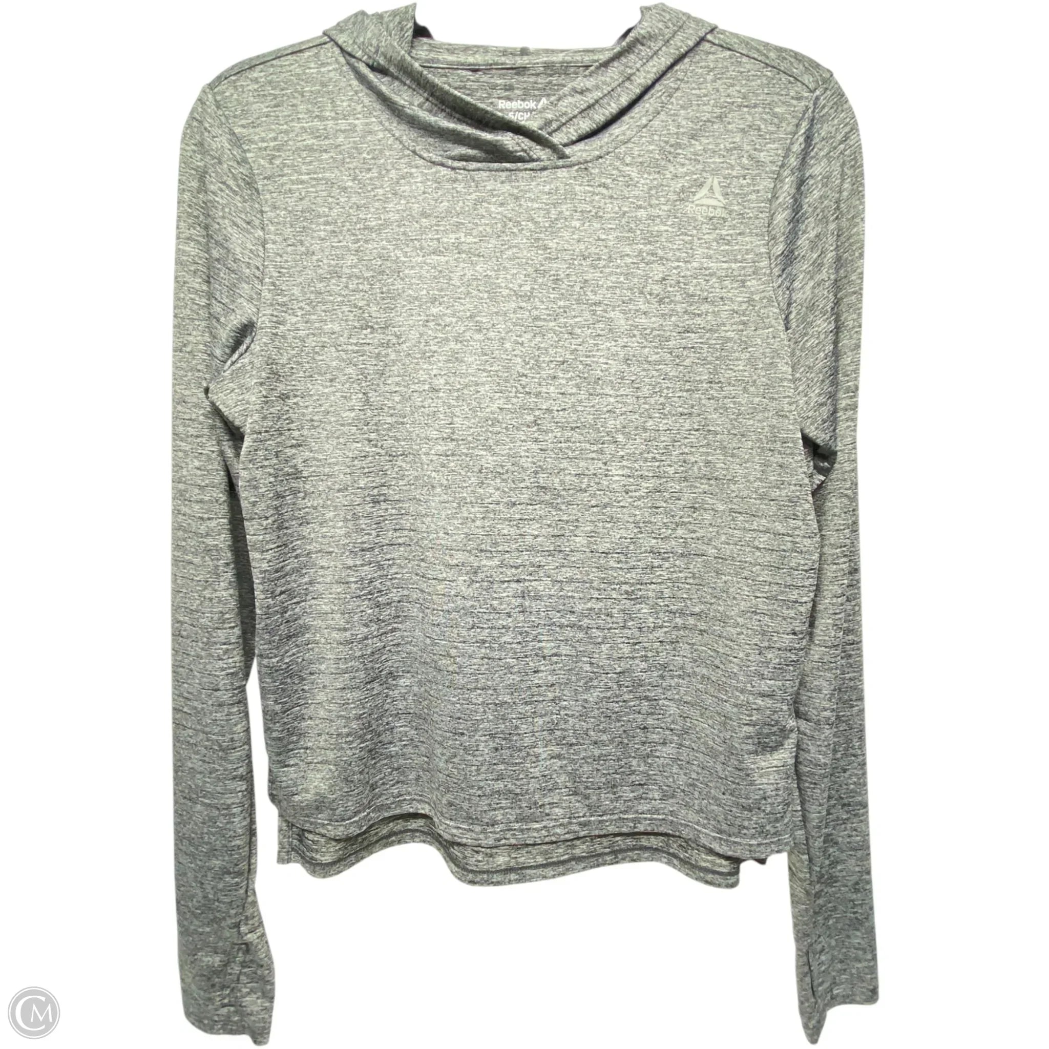 Men's Hoodies with Contrast StitchingAthletic Sweatshirt Hoodie By Reebok In Grey, Size: S Men's Hoodies with Contrast StitchingAthletic Sweatshirt Hoodie By Reebok In Grey, Size: S