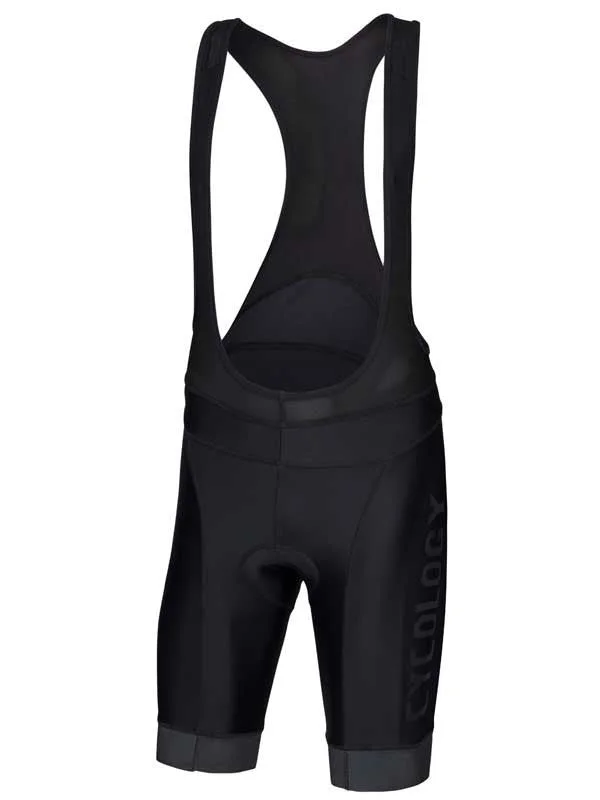 Men's Pants with Button-CuffsCycology Men's Logo Bib Shorts Black