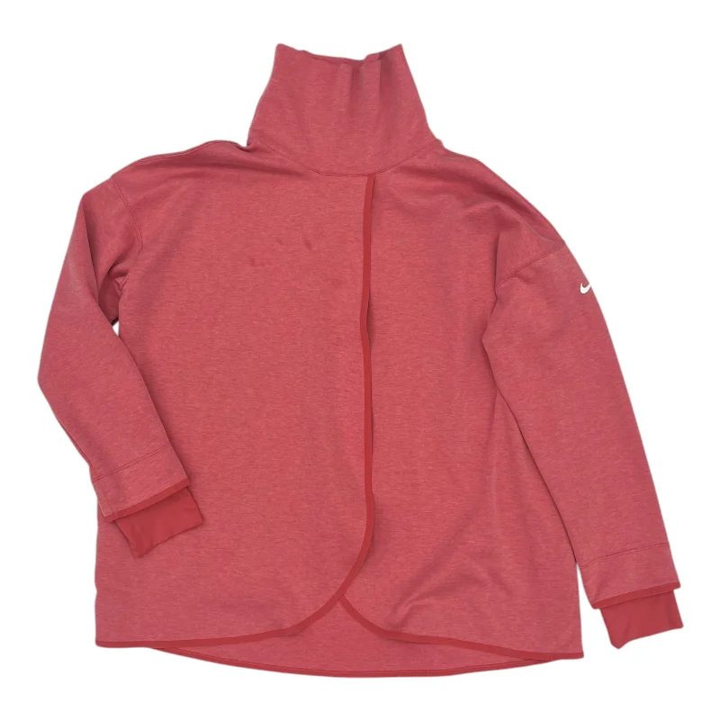 Men's Hoodies with Stretch FabricAthletic Sweatshirt Collar By Nike Apparel In Pink, Size:Xl Men's Hoodies with Stretch FabricAthletic Sweatshirt Collar By Nike Apparel In Pink, Size:Xl