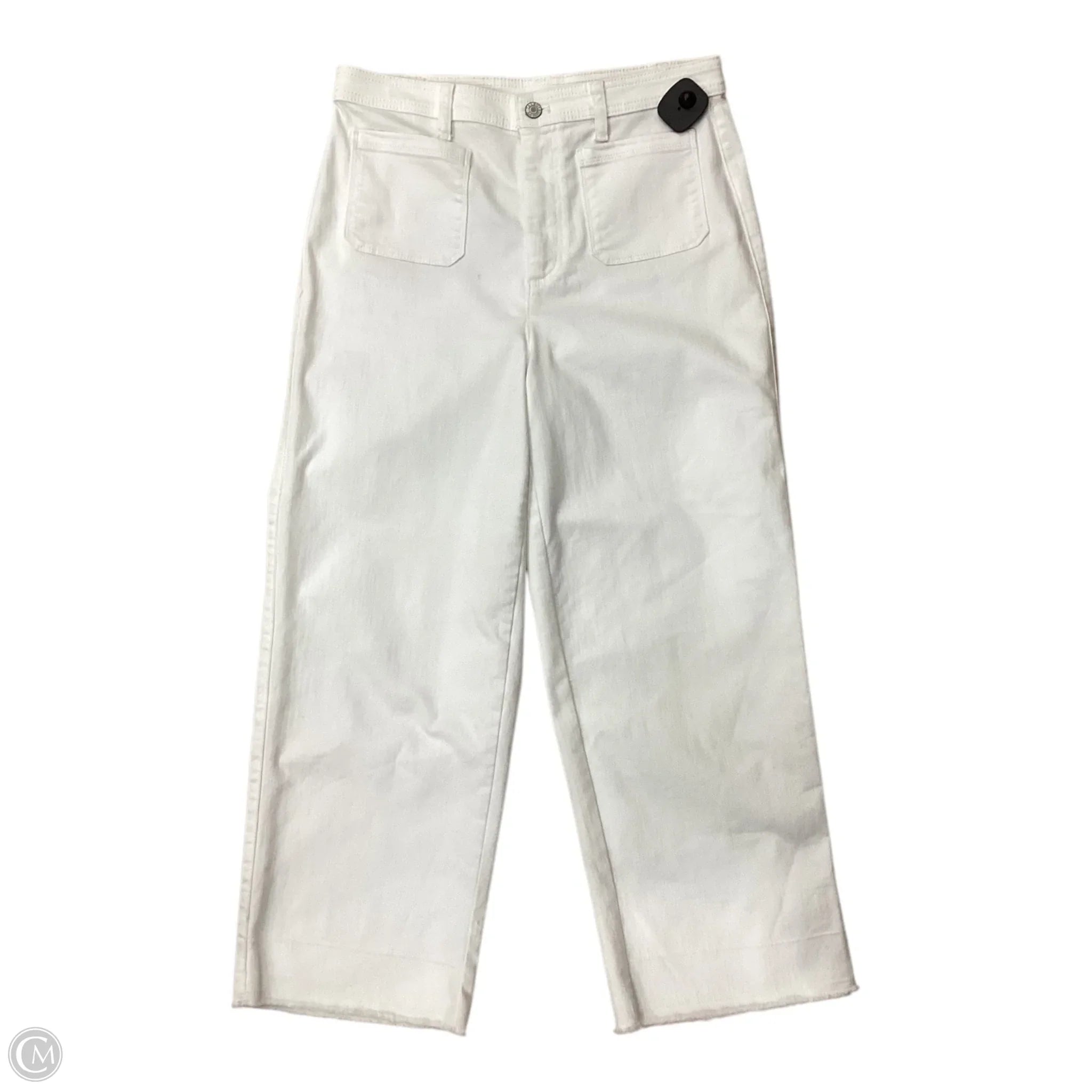 Jeans for Men with a Big BellyJeans Wide Leg By Talbots In White, Size: 8