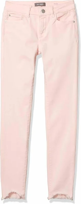 Yoked Back Men's JeansGirl's Chloe Skinny Jeans In Pink