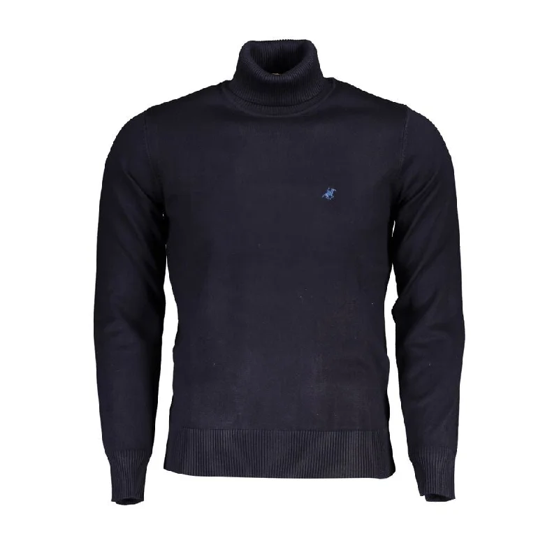 Men's Sweaters with Adjustable HemlinesU.S. Grand Polo Elegant Turtleneck Sweater with Embroidered Men's Logo Men's Sweaters with Adjustable HemlinesU.S. Grand Polo Elegant Turtleneck Sweater with Embroidered Men's Logo