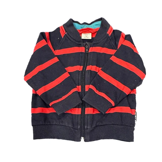 Men's Shirts with Tab CollarsPolarn O. Pyret Boys Red | Navy Stripe Sweatshirt
