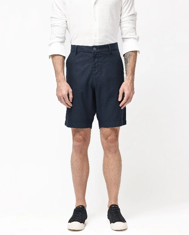 Warm Men's Fleece-Lined PantsRare Rabbit Men's Edam Navy Lyocell Cotton Linen Fabric Knee Length Relaxed Fit Solid Shorts Warm Men's Fleece-Lined PantsRare Rabbit Men's Edam Navy Lyocell Cotton Linen Fabric Knee Length Relaxed Fit Solid Shorts