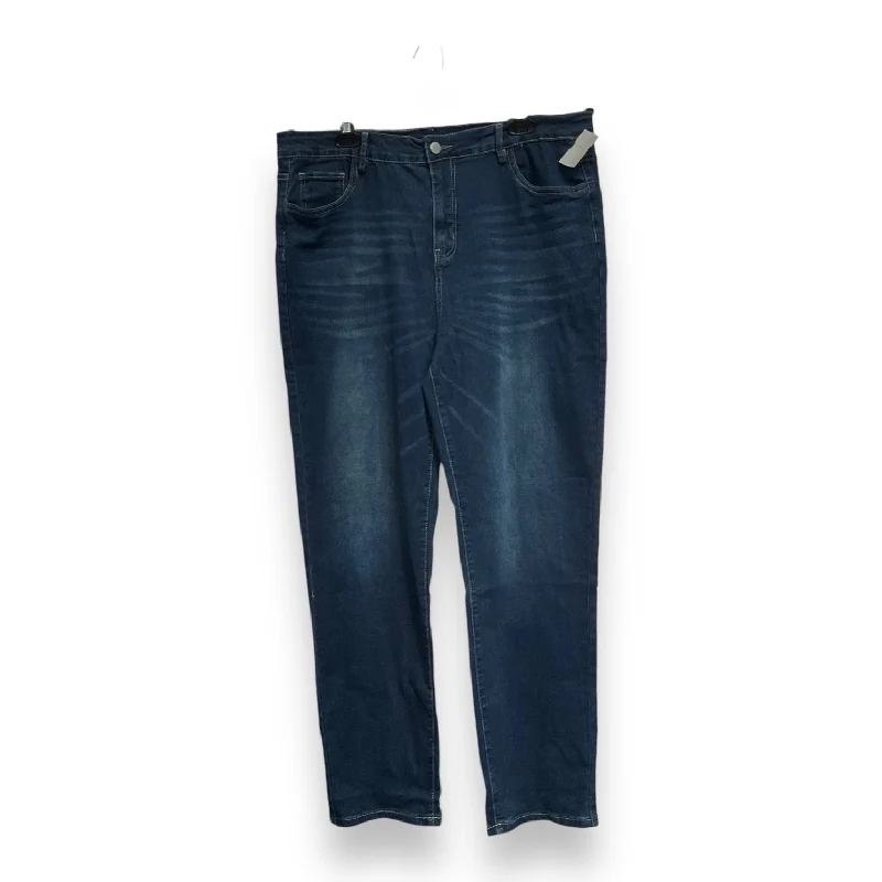 Men's Jeans with PocketsJeans Straight By Clothes Mentor In Blue Denim, Size: 2x