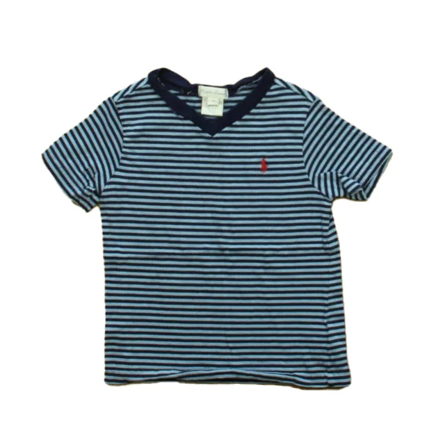 Men's Shirts with Geometric PatternsRalph Lauren Boys Blue Stripe T-Shirt