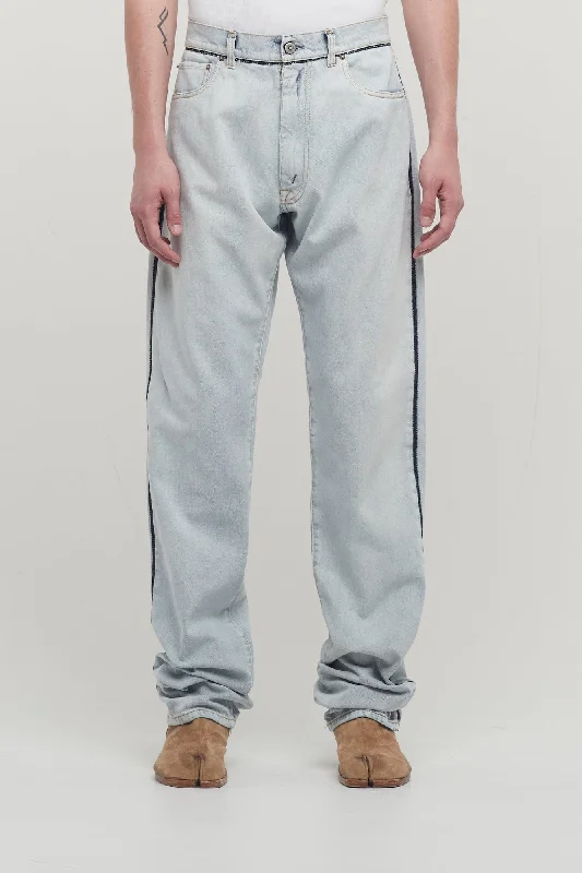 Maison Margiela 5 Pocket Jeans in Ice Denim