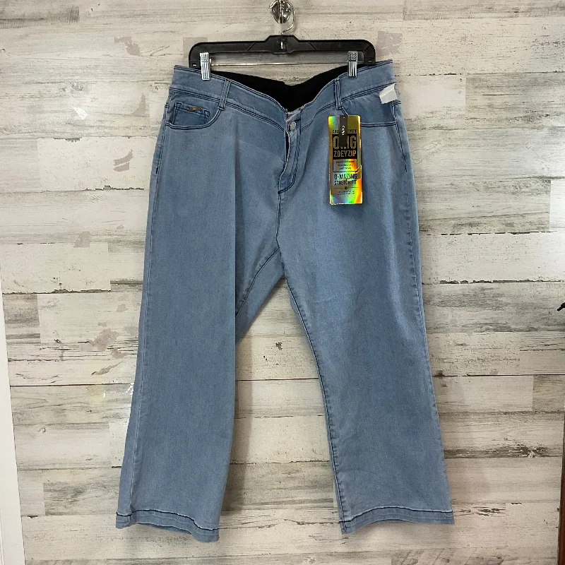 Flexible Men's JeansJeans Jeggings By Coco And Carmen In Blue Denim, Size: Xl