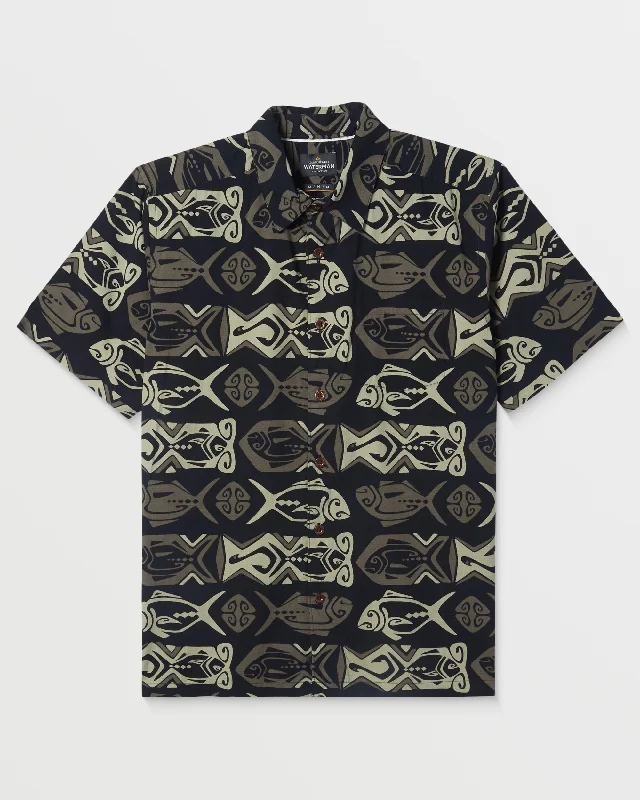 Men's Designer Shirts for a Statement PieceWaterman Band O Fish Shirt - Black