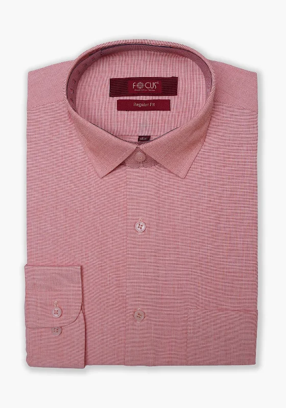 Men's Cowboy Shirts for Western StylePink Textured Dress Shirt