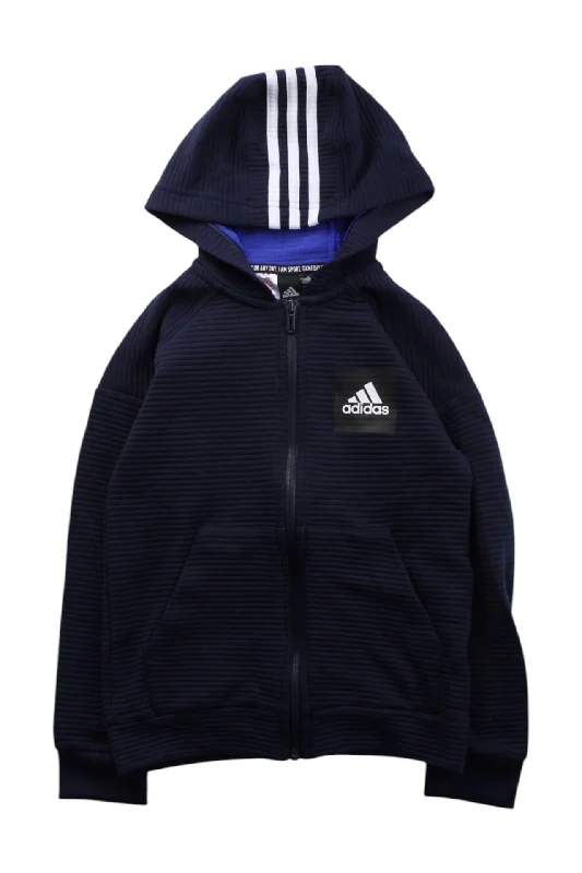 Men's Sweaters with Intarsia DesignsAdidas Hooded Sweatshirt With Stripes 7-8Y