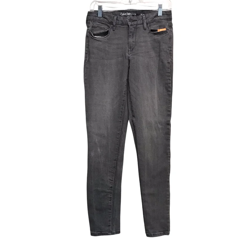 Affordable Men's JeansJeans Skinny By Calvin Klein In Grey, Size:8