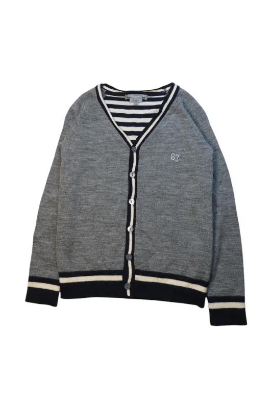 Men's Sweaters with Button CuffsBonpoint Striped Cardigan 8Y