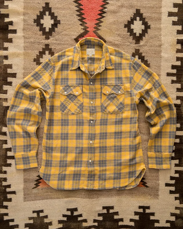 Men's Solid-Color Block Shirts for a Bold StatementWashed Flannel Pearlsnap Shirt - Daybreak Men's Solid-Color Block Shirts for a Bold StatementWashed Flannel Pearlsnap Shirt - Daybreak