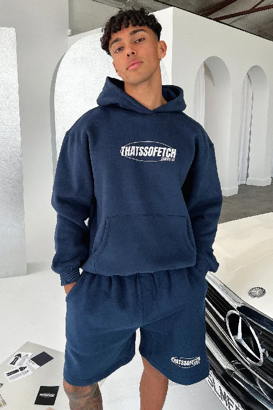 Men's Sweaters with Hooks and LoopsSeries 10 Hoodie - Navy