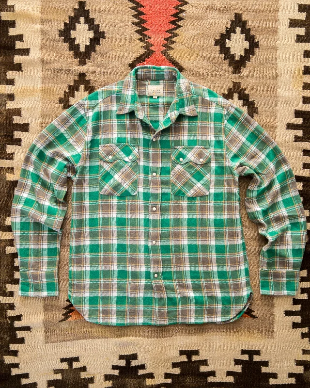 Men's Crew Neck T-Shirts for Everyday WearWashed Flannel Pearlsnap Shirt - Spring Pastures Men's Crew Neck T-Shirts for Everyday WearWashed Flannel Pearlsnap Shirt - Spring Pastures