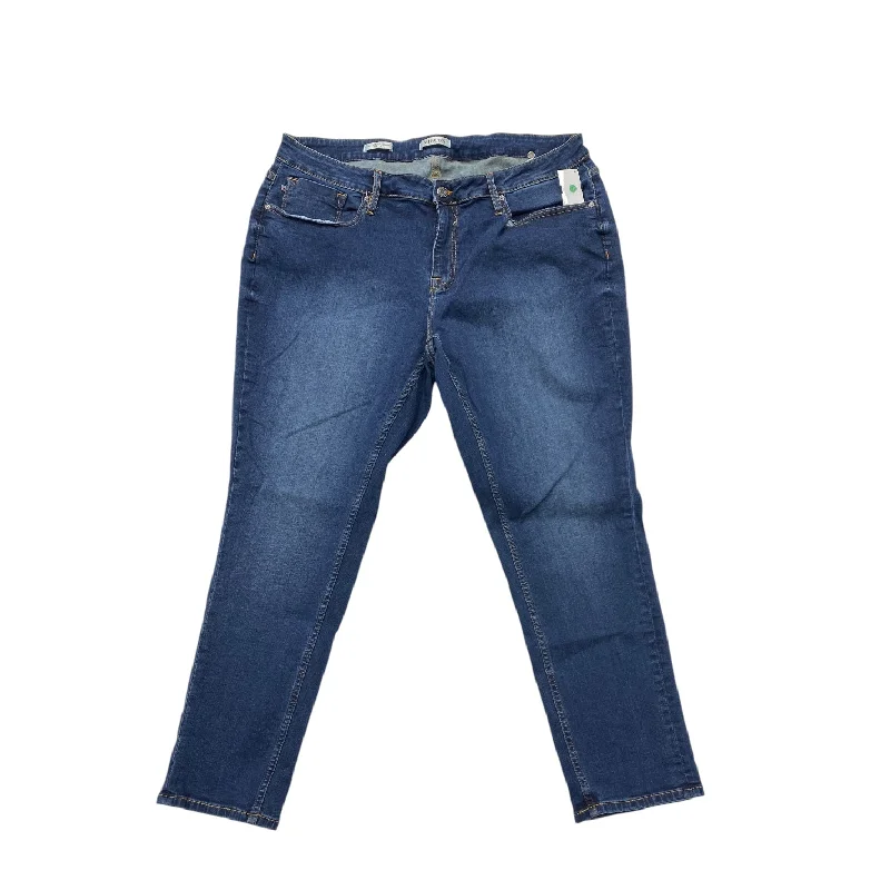Hipster Men's JeansJeans Skinny By Vigoss In Blue Denim, Size: 3x