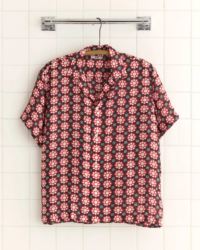 Men's Luxury Shirts for High-End FashionPolka Fleur Short Sleeve Shirt