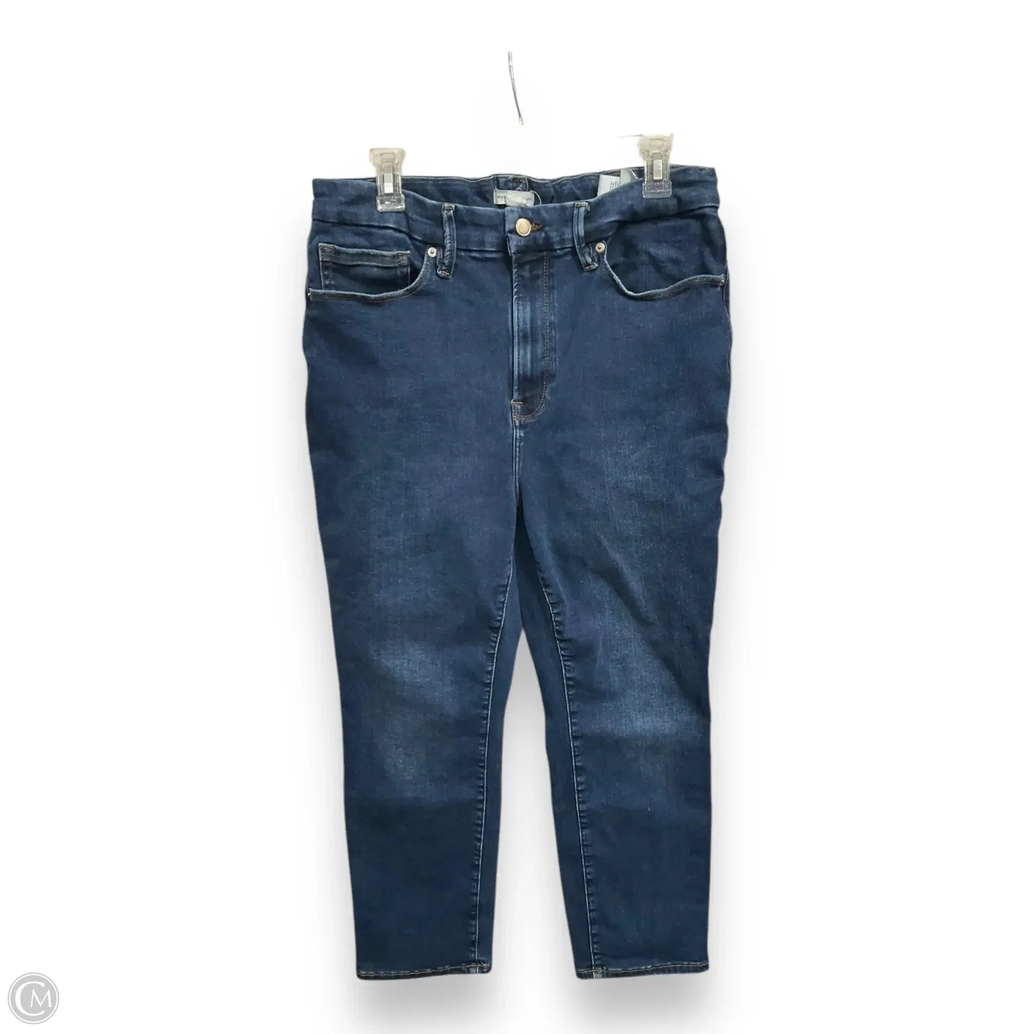 Stylish Men's JeansJeans Skinny By Good American In Blue Denim, Size: 14